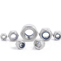 Anti-thread nut left-hand screw cap anti-loosening lock nut anti-slip self-locking nut M4) M6) M8304 stainless steel