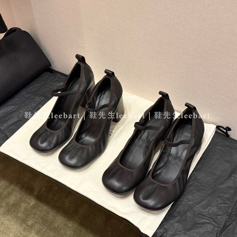 Mr. Shoes Leebart~ New Runway Chunky Heel Ballet Shoes