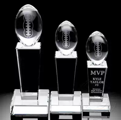 Crystal RUGBY Trophy Fantasy RUGBY GAME SUEPER BOWL Rugby PLAYER lifetime souvenir