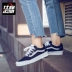 Vans Vans mới Palomar giày nữ màu hồng đen cắt thấp giản dị VN0A45KAVVH - Dép / giày thường Dép / giày thường