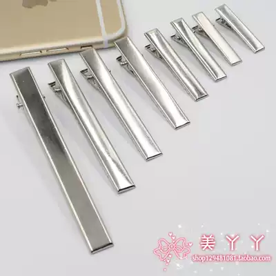 Hair accessories handmade DIY hairclip material bow clip clip edge clip clip square head clip