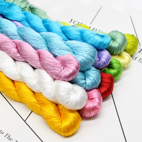 Неосязаемый бархатный цветочный материал своими руками, без скручивания и расщепления, шелковая нить, нить для обертывания цветов, нить ручной работы, заколка для волос в старинном стиле, материал для аксессуаров для волос