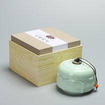 Tea can packaging gift box empty box empty gift box custom exquisite high-end high-grade green tea black tea white tea Longjing