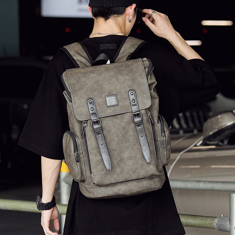 Hong Kong I Tgreg men's backpack business leisure computer backpack short distance travel bag simple versatile school bag