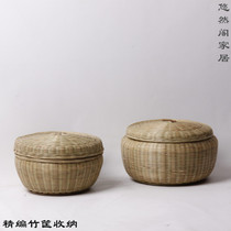 Handmade bamboo products crafts bun basket Bamboo basket Bamboo basket Bamboo basket Steamed bun basket Bun basket