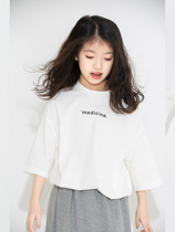 Small Big Planet 21 spring two-color boys and girls print t big brand Joker casual wear top