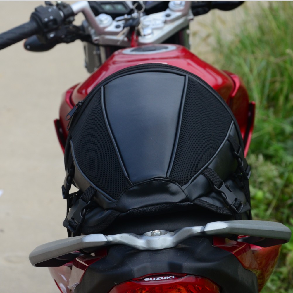 Motorcycle rear seat bag tail bag fuel tank bag side helmet bag knight riding locomotive hanging bag waterproof pannier bag