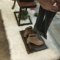 Imitation wool mat window booth display carpet plush shelf cabinet mat shoe store jewelry store decoration wool blanket