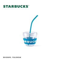 Синий пластиковый стакан, 350 мл