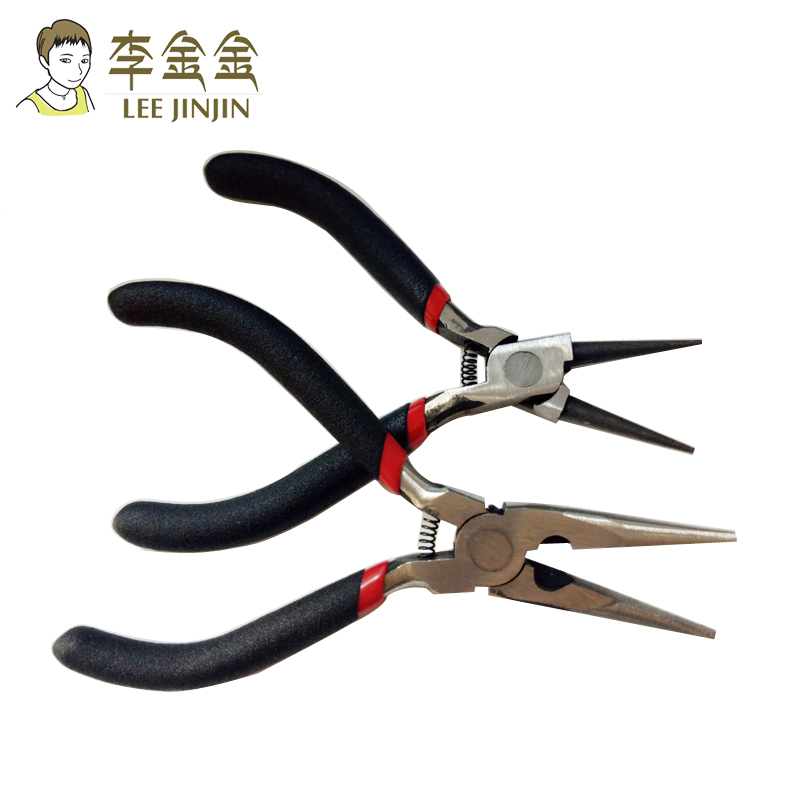 You can freely DIY round head tip nose pliers Tip cone multi-function pliers tool small manual clamp clamp