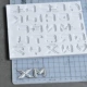 3 miễn phí vận chuyển fondant bảng chữ cái kỹ thuật số silicone khuôn kết cấu kim loại sô cô la chữ và số silicone khuôn - Tự làm khuôn nướng