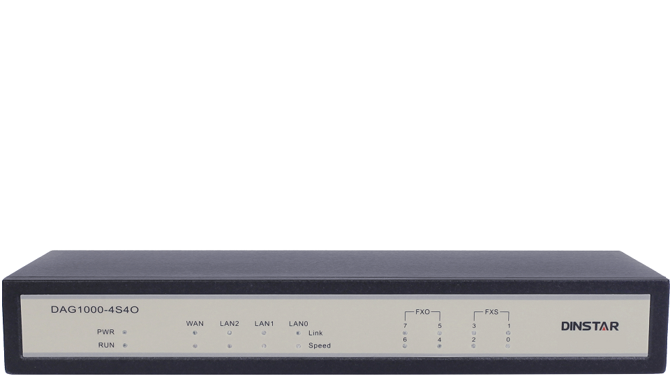 Dingxin Tongda DAG1000-4S4O 4FXO FXS mixed port gateway 4-way S-port 4-way O-port voice gateway