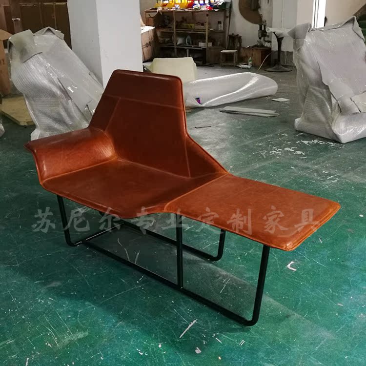Thiết kế cổ điển tùy chỉnh đồ nội thất cá nhân giải trí nhà phòng chờ ghế thép kính lama ghế đơn giản ăn trưa ghế sofa sofa văng