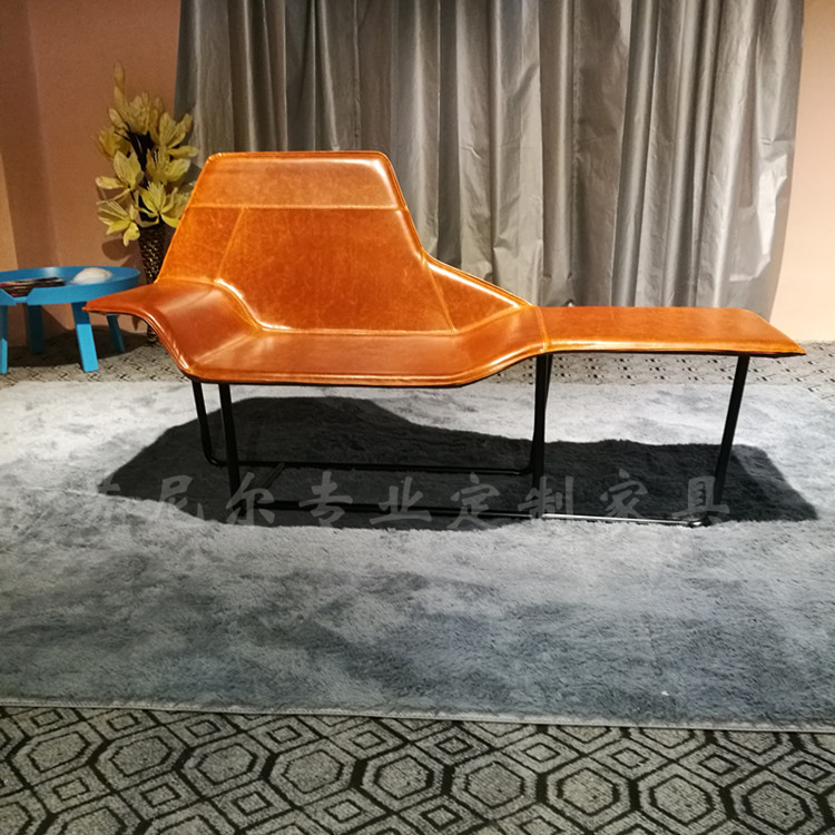 Thiết kế cổ điển tùy chỉnh đồ nội thất cá nhân giải trí nhà phòng chờ ghế thép kính lama ghế đơn giản ăn trưa ghế sofa sofa văng