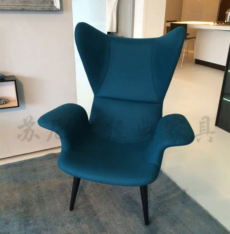 Thiết kế nội thất Bắc Âu FRP phòng chờ ghế câu lạc bộ khách sạn câu lạc bộ tiếp khách hình mô hình nhà biệt thự ghế ghế mây tròn