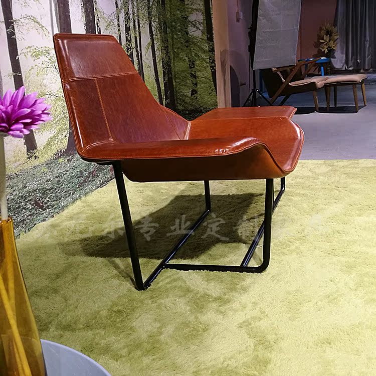 Thiết kế cổ điển tùy chỉnh đồ nội thất cá nhân giải trí nhà phòng chờ ghế thép kính lama ghế đơn giản ăn trưa ghế sofa sofa văng