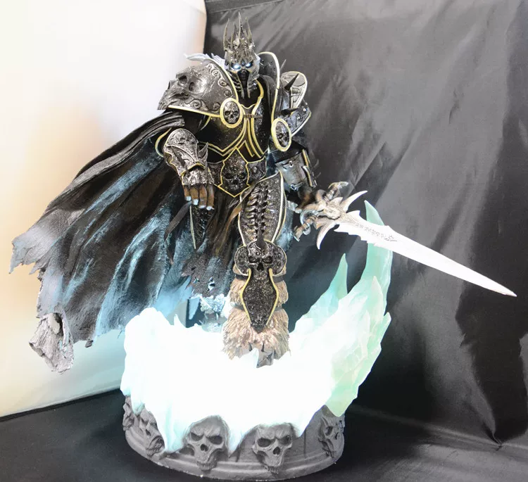 Супермен не полетит в World of Warcraft Alsas Lich King Storm Герой статуя ручная модель