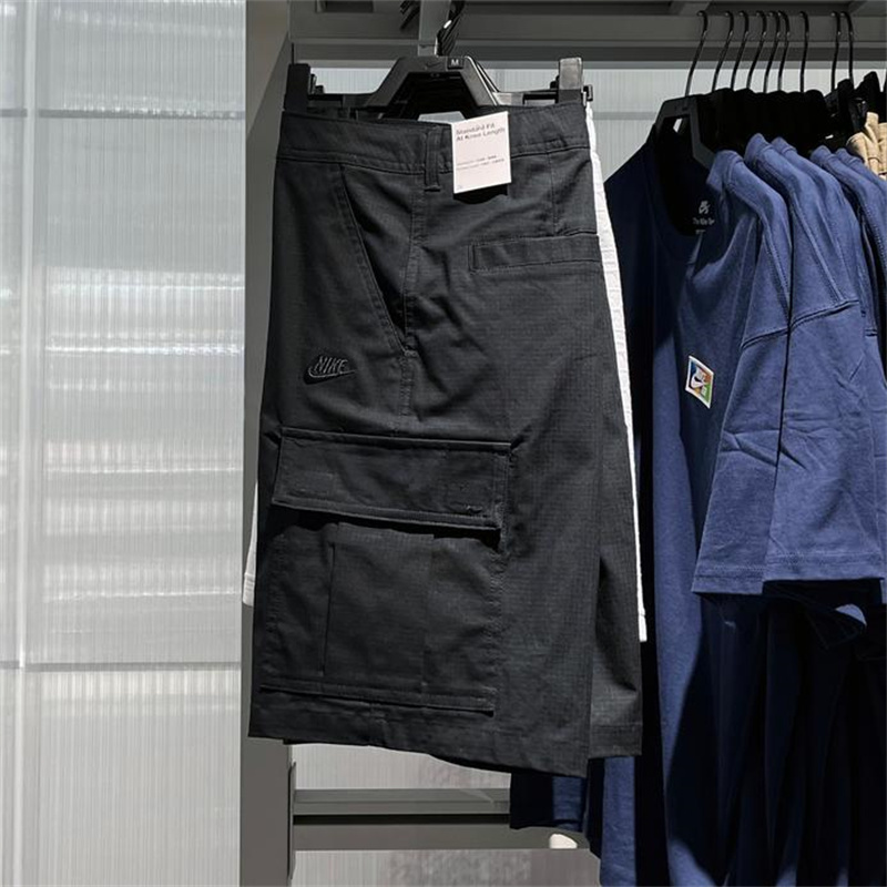Nike Nike Shorts Men's Pants 25 Summer New Style Large Pocket Workwear Functional Style Woven Breathable Five-Point Pants Fn3518