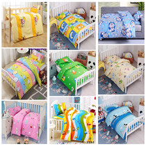 Pure cotton Kindergarten Three sets in garden bed Bedding Bed supplies Baby bed linen bedding cover pillowcase 3 pieces
