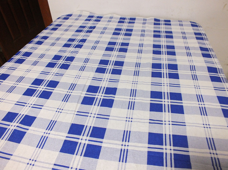 Khăn trải giường, một mảnh, sinh viên, bông, độc thân, ký túc xá sinh viên, giường tầng, lưới nhỏ màu xanh, giếng nhỏ, ga trải giường, chăn bông ga giường chống thấm nước