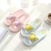Phim hoạt hình dép nữ mùa hè vài dễ thương bên ngoài mặc nhà trong nhà non-slip đáy mềm nam tắm dép dép đi trong nhà Trang chủ