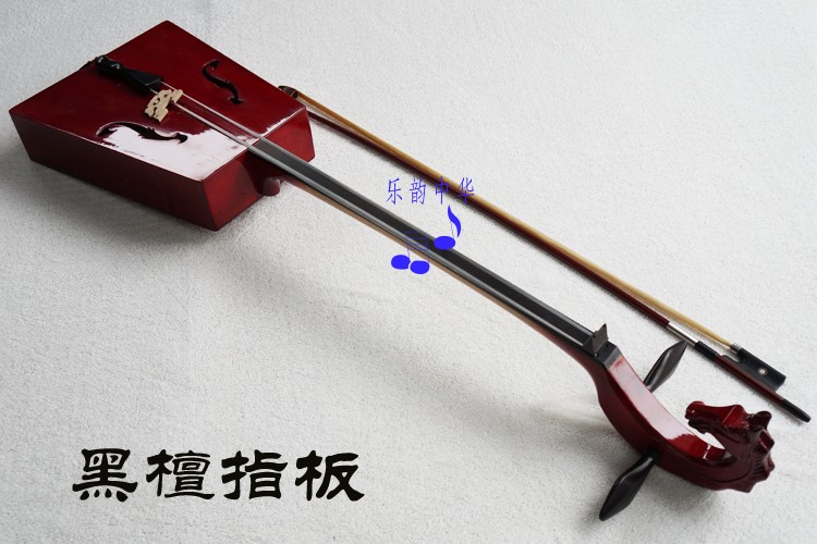 Nhạc cụ matouqin đỏ đầy đủ chuyên nghiệp chơi mun fingerboard rồng ngựa đôi đầu matouqin Mông Cổ nhạc cụ cân bằng âm nhạc - Nhạc cụ dân tộc mua sáo
