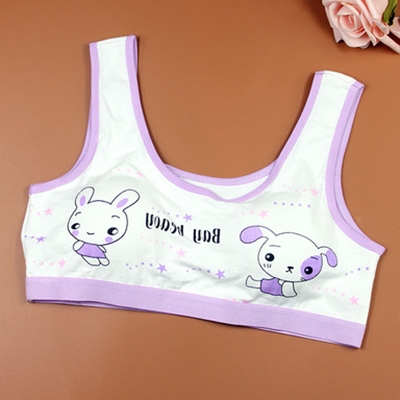 Mới được phát triển ít girlwear đồ lót 9-10-11-12-15 tuổi vest cô gái cỡ ngực mỏng.