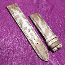 Bullfrog skin special leather DIY handmade watch strap mobile phone case inlaid with leather key bag card holder very soft and feels good