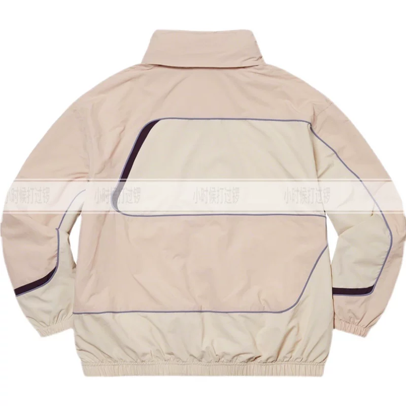 [过验21FW S Paneled Track Jacket校服夹克外套 连帽尼龙拼色情侣]