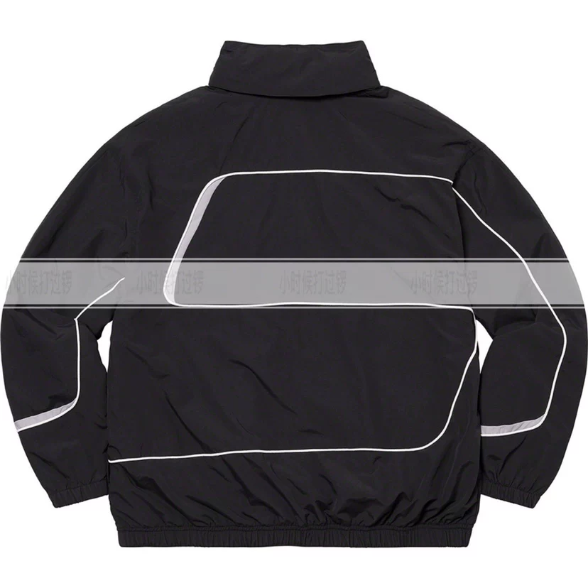 [过验21FW S Paneled Track Jacket校服夹克外套 连帽尼龙拼色情侣]