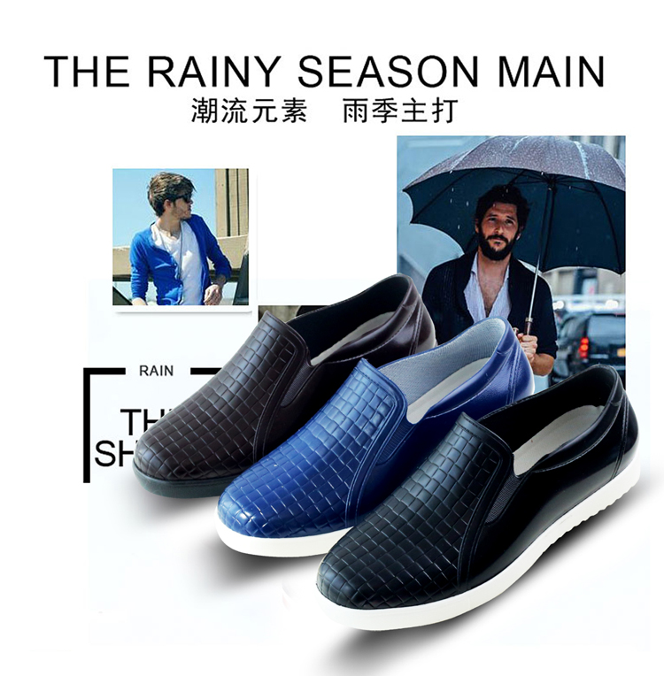 Mùa hè thời trang giày mưa nữ dành cho người lớn nhà bếp bằng phẳng đặc biệt giày không thấm nước ngắn ống cao su giày sinh viên chống trượt giày nước giày thể thao chống nước
