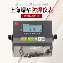Shanghai Yaohua XK3190-EX-A8 stainless steel Benian explosion-proof meter electronic scale weighing display