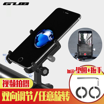 GUB PLUS 11 Motorcycle mobile phone holder Bicycle electric car navigation aluminum alloy rotatable mobile phone holder