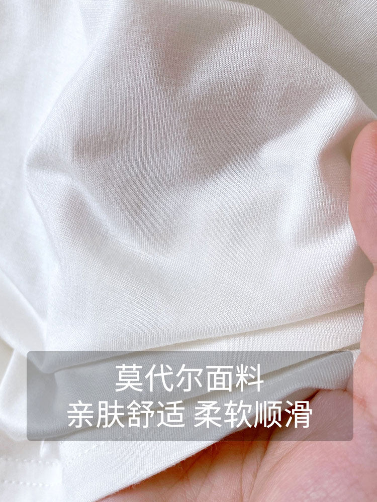 CHILDRENS PAJAMAS MODAL SPRING AND AUTUMN LONG SLEEVE THIN LOOSE MASK HIGH WAIST SET BOYS GIRLS BABY LOUNGEWEAR