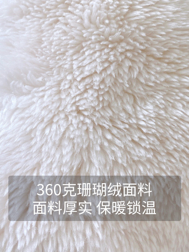 BABY PAJAMAS CORAL VELVET FLANNEL AUTUMN WINTER WARM CARTOON SPRING AUTUMN PULLOVER BOYS GIRLS CHILDRENS SET