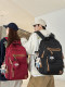 School Bag for Male Junior High School Students, High School Students, College Students, Large-Capacity Load-Reducing Spine-Protecting Backpack, Female Travel Korean-Style Computer Backpack