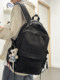 Schoolbags for Female Junior High School Students, High School Students, College Students, Trendy Men's Style Weight-Reducing Backpacks, Casual Large-Capacity Travel Backpacks