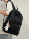 Backpack for Men, Simple Large-Capacity Computer Backpack for Women, Casual Korean Style School Bag for Junior High School Students, High School Students, and College Students