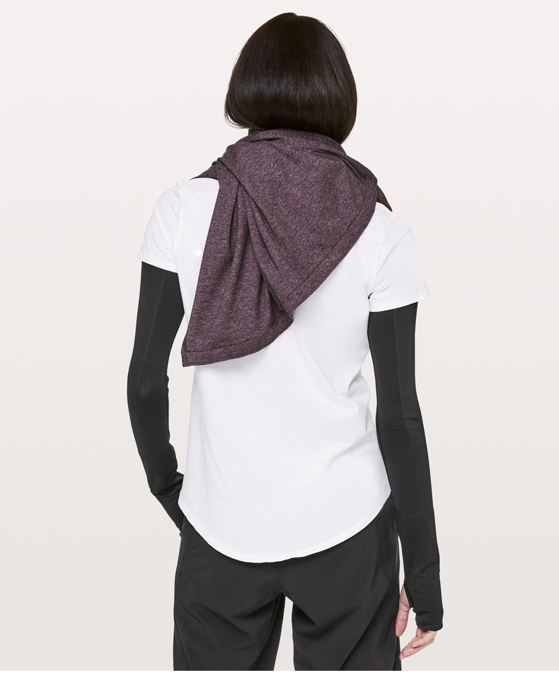 Lululemon Scarf Khăn quàng thể thao và giải trí của phụ nữ Vinyasa LW9ATXS khăn caro phượt	