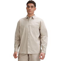 Poplin mens loose poplin long-sleeved shirt丨lululemon丨LM3F41S