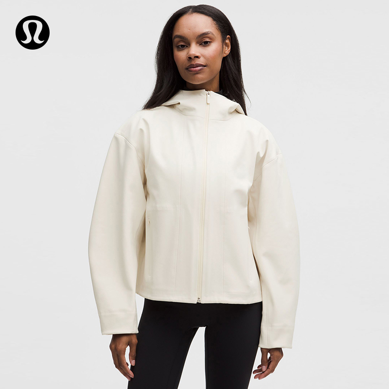 Cross Chill Women's Casual Jacket with Drawstring Back and Windproof Features丨Lululemon丨Lw4Cmfs
