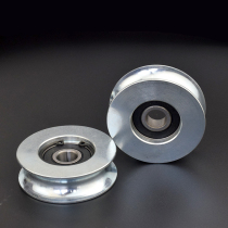 With snap spring 6202 bearings can be replaced with 6201 grooved wheel bearing wheels U-groove V-slot guides