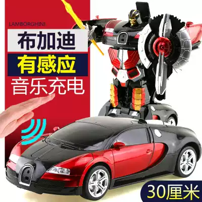 Induction Lamboro Gini Deformation Remote Control Car King Kong Robot Bugatti Charging Boy Children's Toy Racing