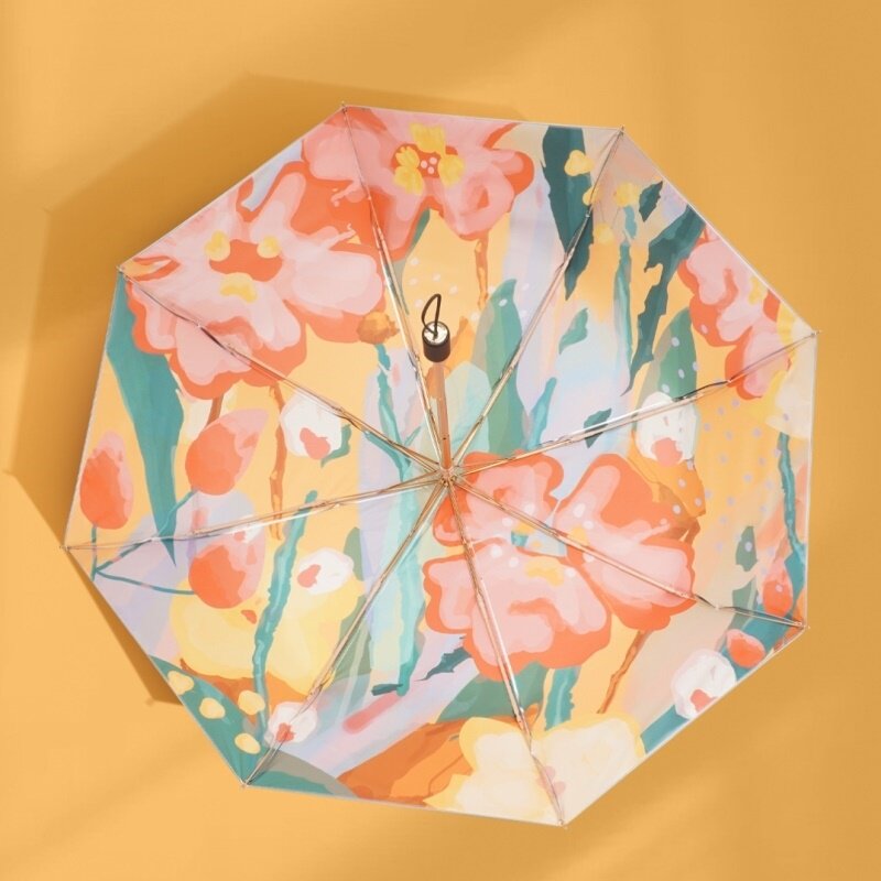 Japan CK umbrella super sunscreen UV female dual-use small portable mini umbrella UPF50