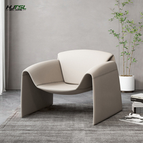 Italian designer villa model room M word chair net red single crab chair sales office reception leisure sofa chair