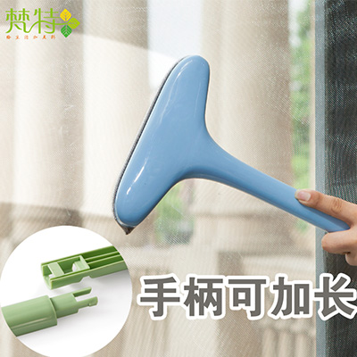 Sanskrit long handle detachable multipurpose cleaning brush screen window dust removal decontamination brush wipe screen cleaning tool deviner