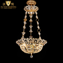French Yue lighting French ceiling lamp retro palace European villa entrance hall bedroom study luxury Creative lamp