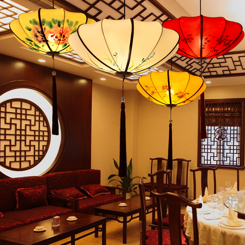 Ancient Lanterns Chinese Antique Lamps Vintage Lamps Retro Personality Creative Classical China Wind Hotel Balcony Dining Room Chandelia