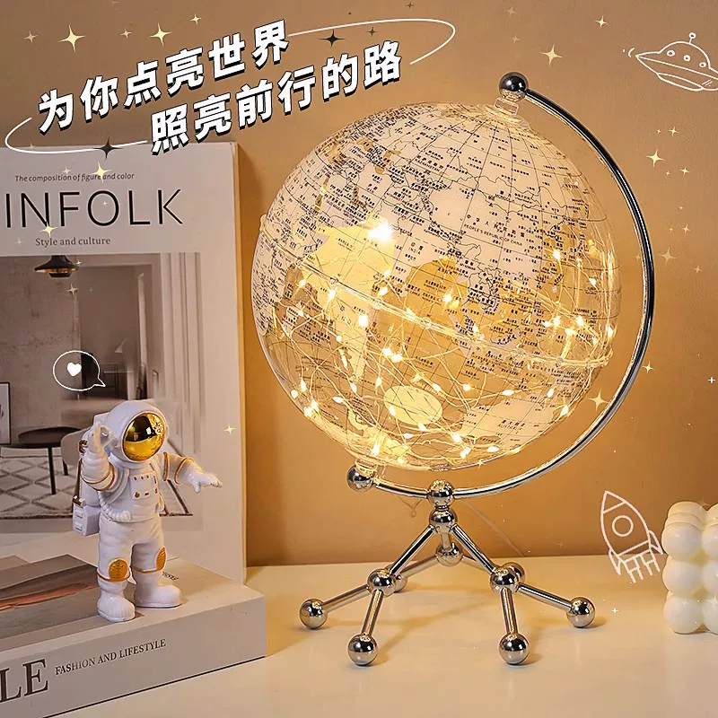 Three dimensional glowing lamp, card, minifigure for students, in 3d format, new version, for secondary school