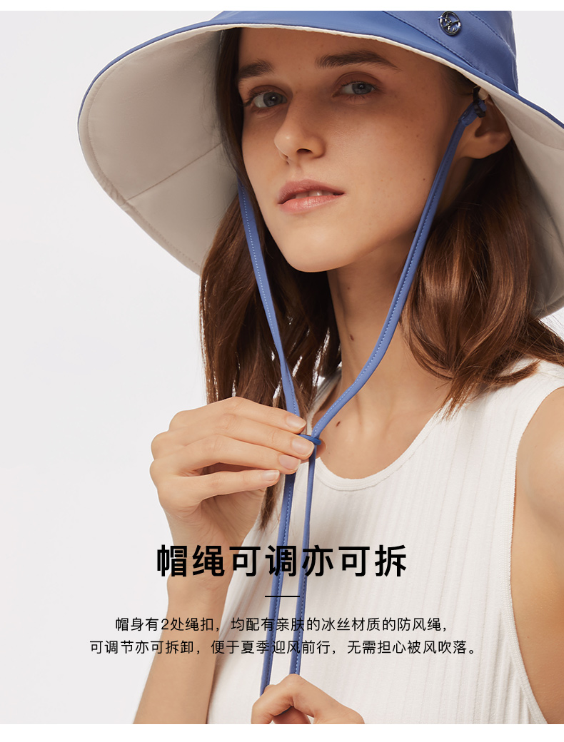 蕉下 双面渔夫帽防晒帽 UPF50+ 图6
